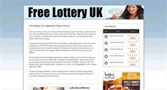 Desktop Screenshot of freelotteryuk.co.uk